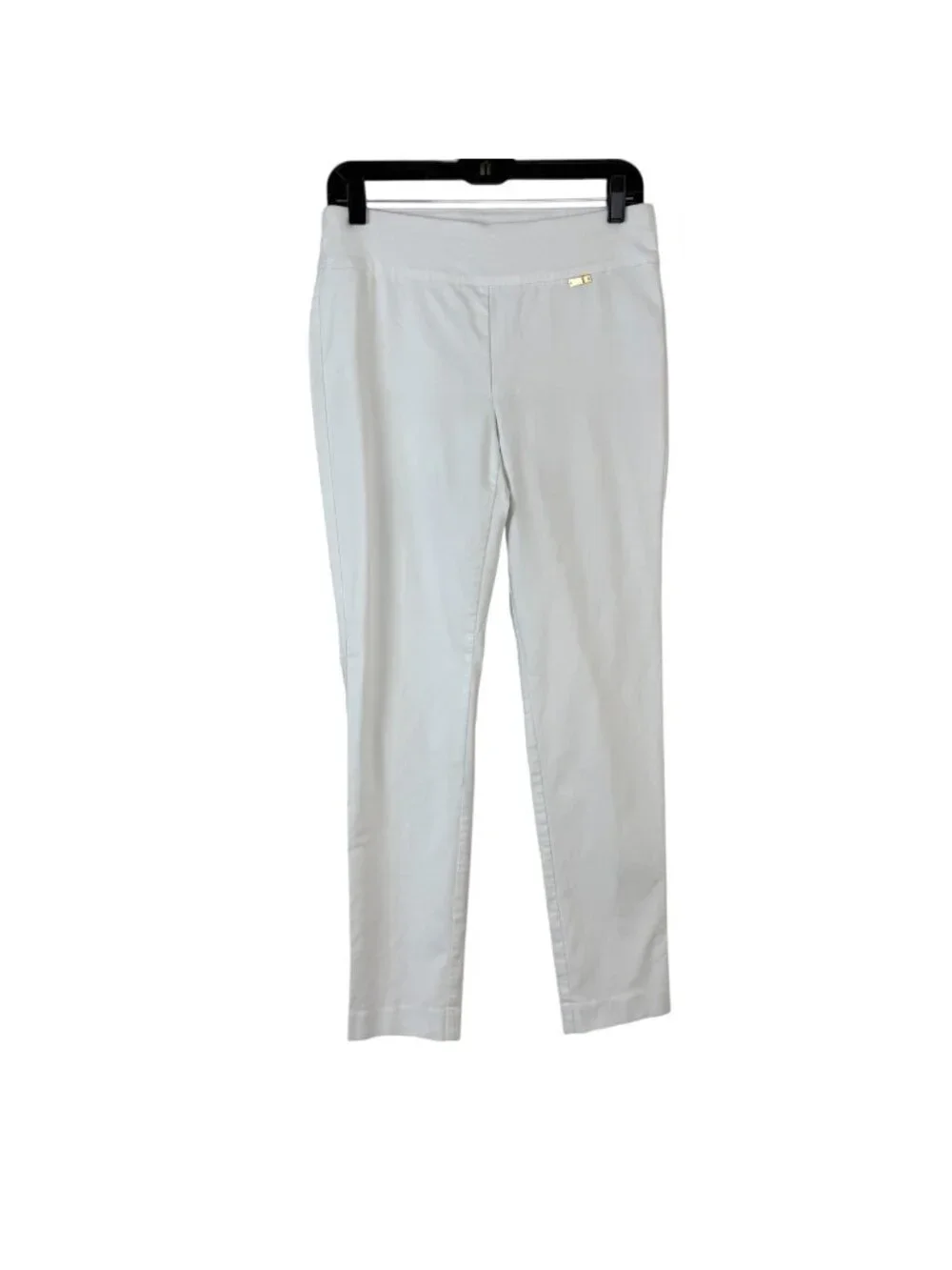 INC Pull-On White Pants Lightweight Women's Size 6 Summer Casual Stretchy Career